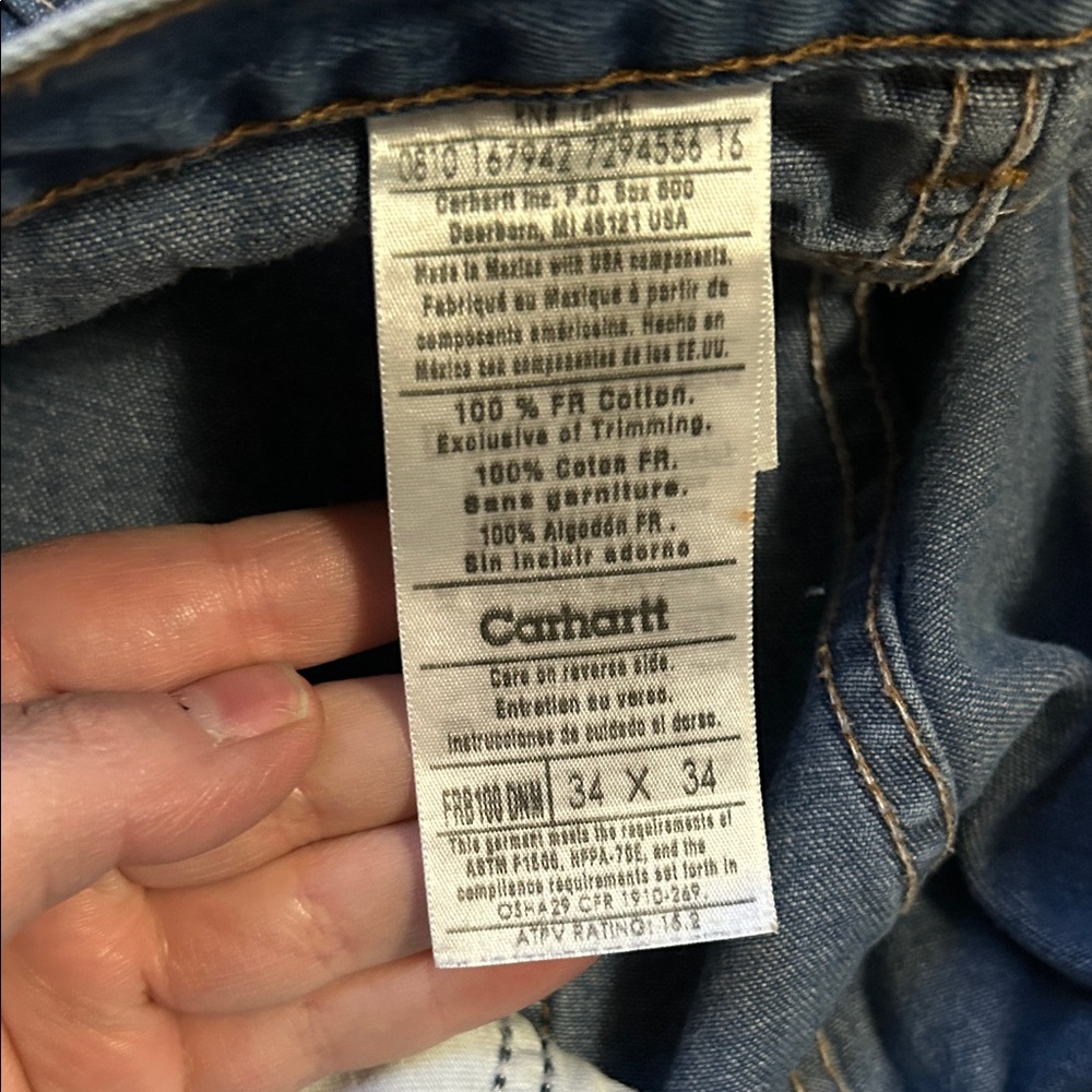 NWT Bundle| Carhartt FR Relaxed Fit
Straight Leg Jeans - Picture 5 of 5